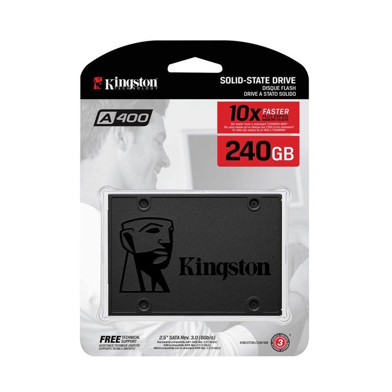 Kingston A400 240Go 2.5″ SSD Kingston A400 240 Go – Image 1